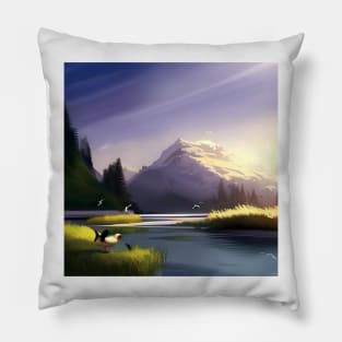 Riverscape Pillow