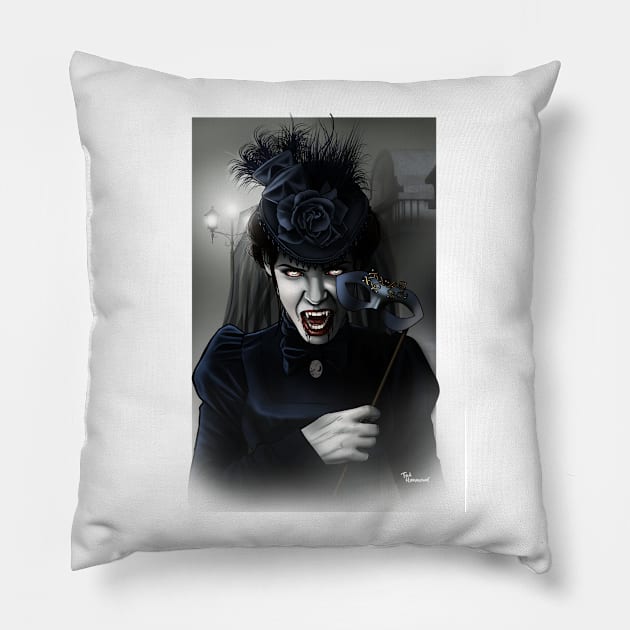 Masquerade Pillow by ted1air