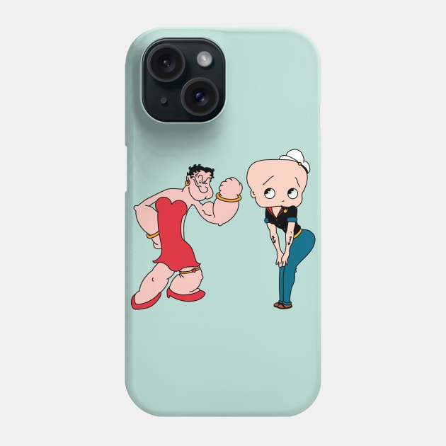 Boopeye Phone Case by cart00nlion