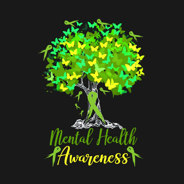 Disover Mental Health Awareness Shirt Warrior Tree Hope And Strenght - Mental Health - T-Shirt