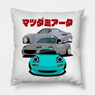 Mazda Miata Generation Pillow