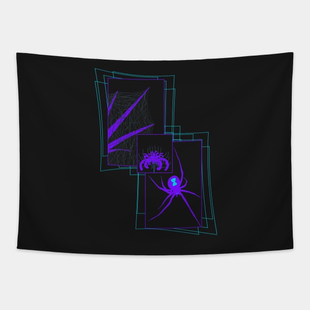 Black Widow V42 (Multicolor) Tapestry by IgorAndMore