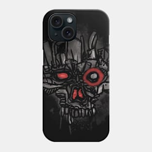 doodle skull Phone Case