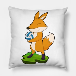 Fox Volleyball player Volleyball Sports Pillow