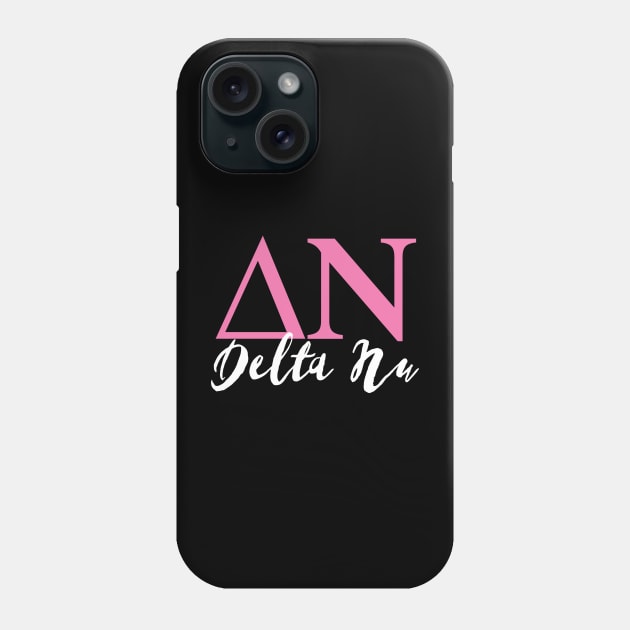 Delta Nu Phone Case by MindsparkCreative