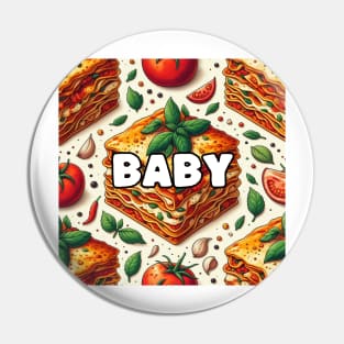 baby lasagna wall art Pin