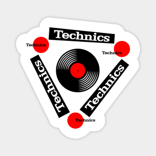 90s Classic Retro Style Technics Audio Magnet