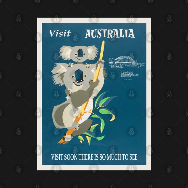 Travel - Visit  Australia by CozyCanvas