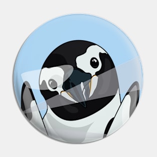 Penguin Peek-a-Boo Pin