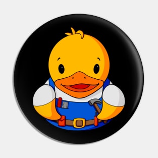 Handyman Rubber Duck Pin