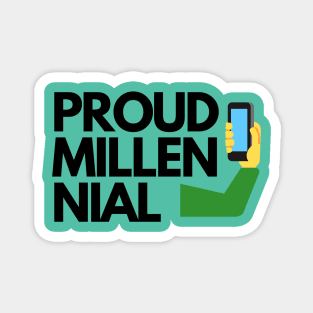 Proud Millennial Selfie Magnet