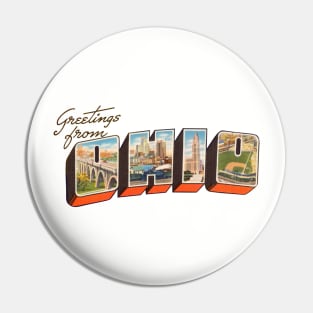 Greetings from Ohio Pin