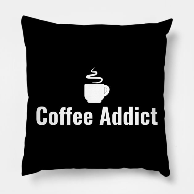 Coffee Addict Pillow by LAMUS