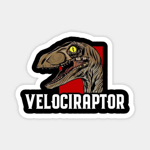 Awesome Velociraptor Dinosaur Ferocious Dino Magnet by theperfectpresents