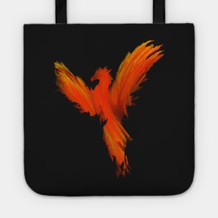 Dry brush phoenix Tote