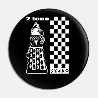 Two Tone Dalek Pin