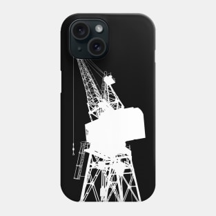 Dockyard Crane White Phone Case