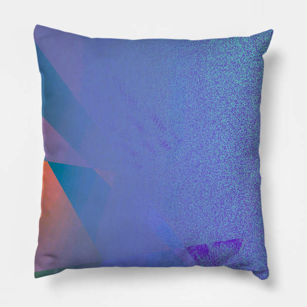 colorful abstract texture background pattern Pillow by Artistic_st