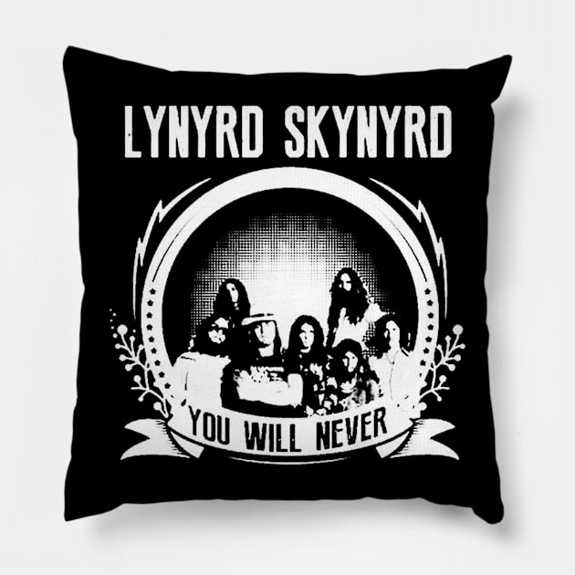 Lynyrd Skynyrd Pillow by Kusuma Wahyud