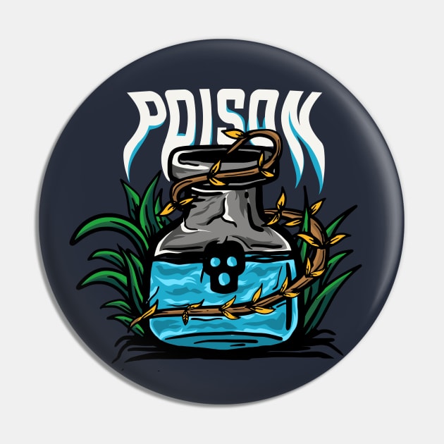 Poison bottle illustration Pin by Mako Design 