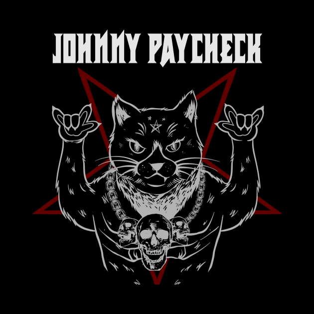 JOHNNY PAYCHECK CAT ROCK - MERCH VTG by rackoto