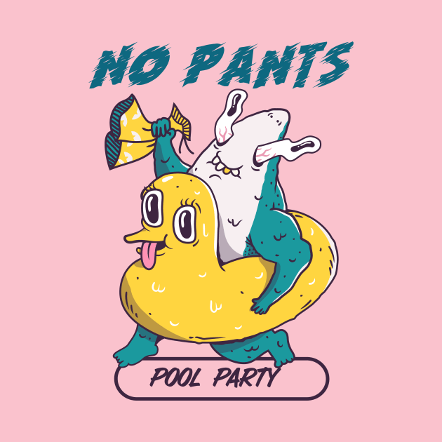 No pants pool party by Lemon Squeezy design 