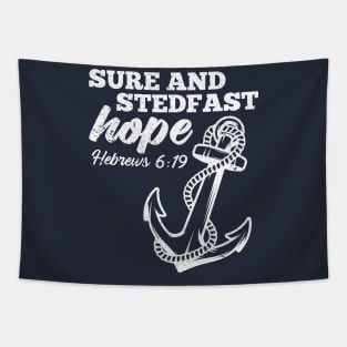 Sure and Steadfast Anchor Hope Christian Hebrews 6:19 Tapestry