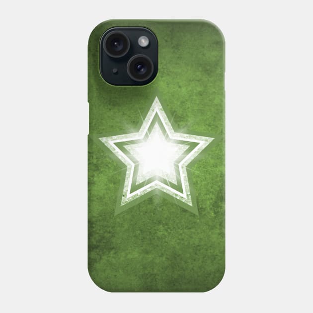 Green Crystal Star Cheeky Witch® Phone Case by Cheeky Witch