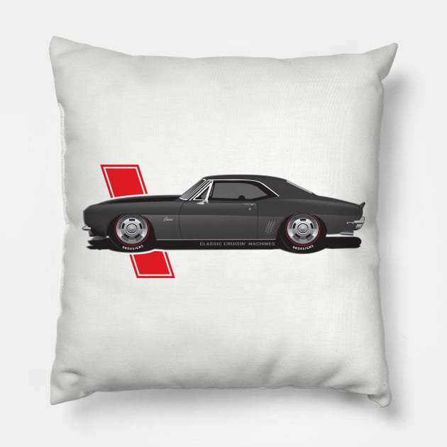 1969 Chevy Camaro Pillow by RBDesigns