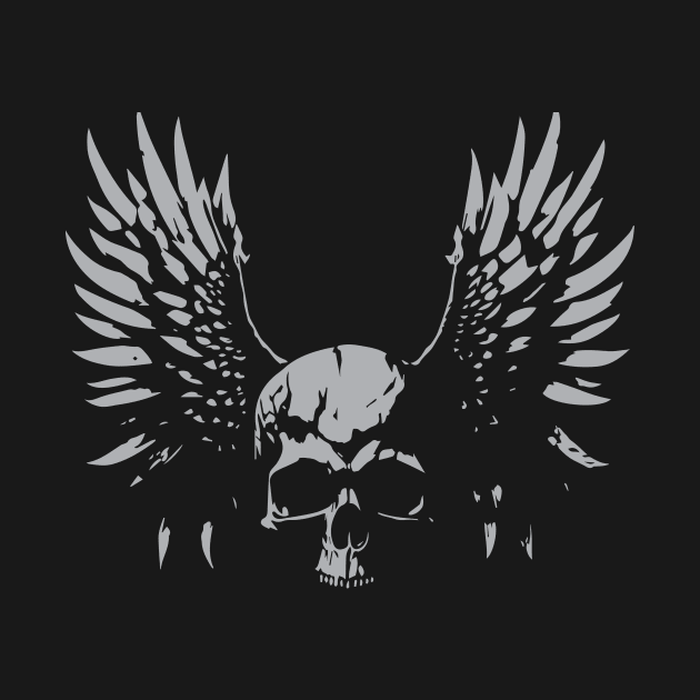 Skull with Wings by lkn