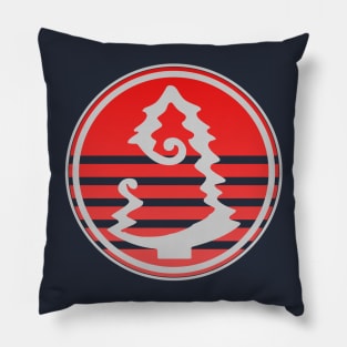 red tree Pillow
