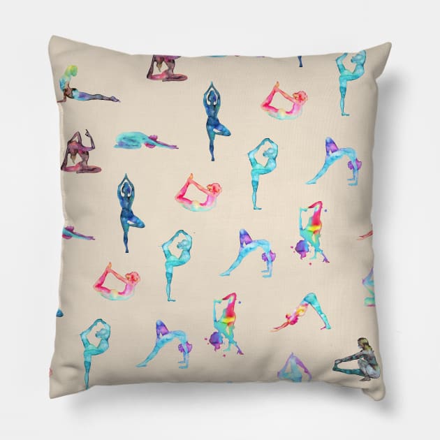 Yoga mix Pillow by LaBellaCiambella