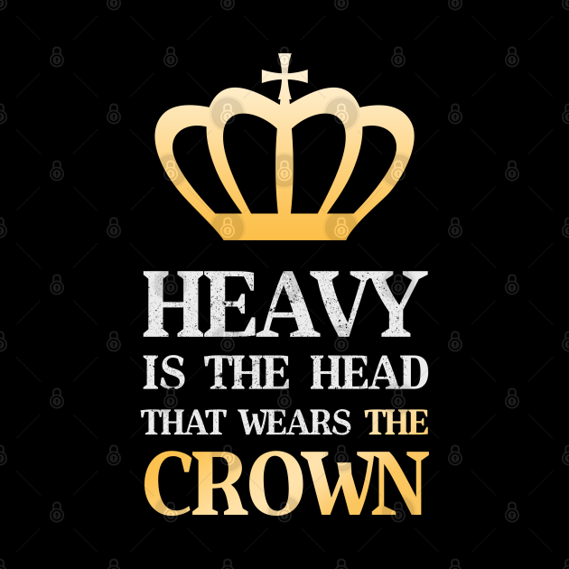 Heavy Is The Head That Wears The Crown Gold Stormzy Pillow TeePublic
