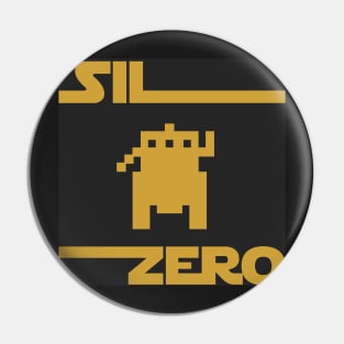 Silhouette Zero Logo Pin