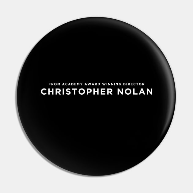 Academy Award Winner Christopher Nolan Pin by RaphEmpire