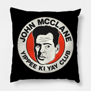 John McClane Yippee Ki Yay Club Pillow