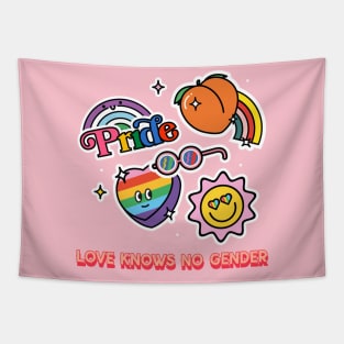 lgbtq love knows no gender Tapestry