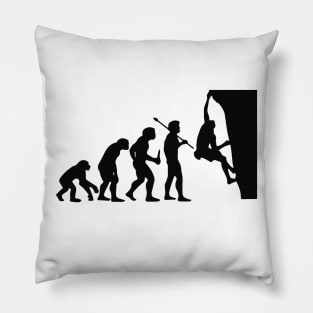 The Evolution Of Boulder Rock Climbing Design Pillow