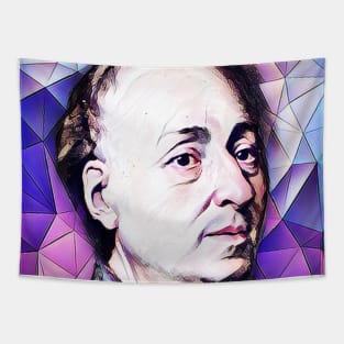 Denis Diderot Pink Portrait | Denis Diderot Artwork 8 Tapestry