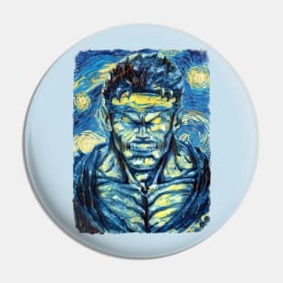 Mortal Kombat Van Gogh Style Pin