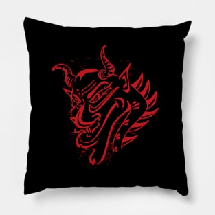 Red Demon Pillow