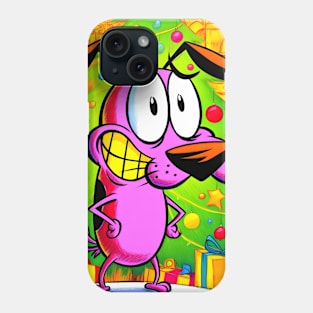 Festive Cartoon Extravaganza: Unique Animated Delights for a Merry Christmas! Phone Case