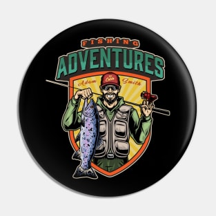 Fishing Adventures, Adam Smith Pin