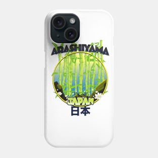 Arashiyama Bamboo forest Japan Phone Case