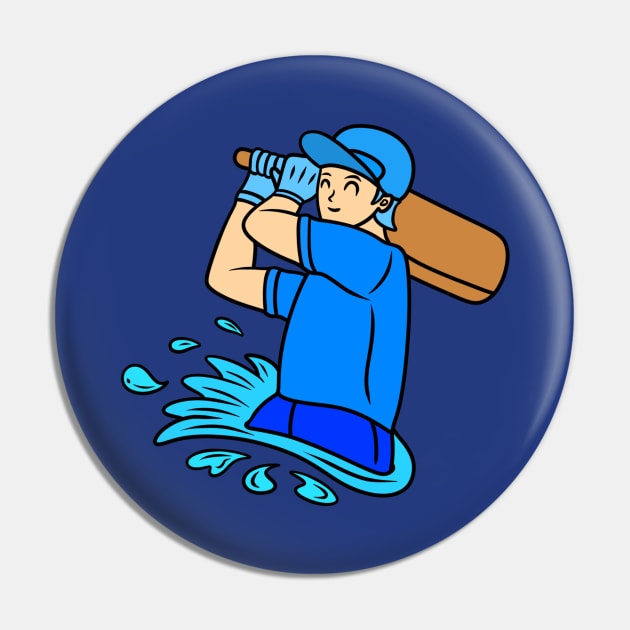 Cartoon cricket player Pin by Andrew Hau