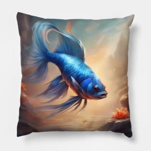 adventure water colorful Pillow