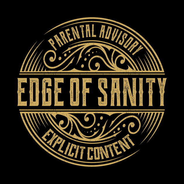 Edge of Sanity Vintage Ornament by irbey