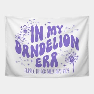 In My Dandelion Era Purple Up For Military Kids Tapestry