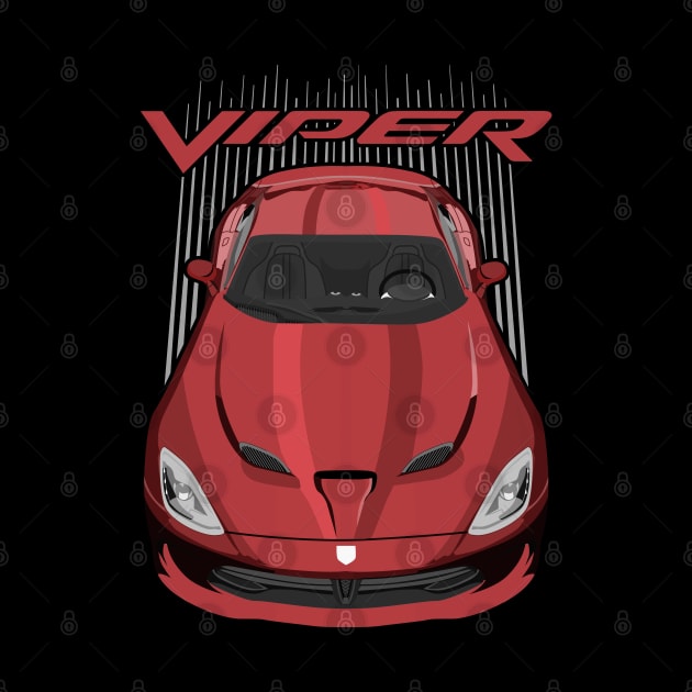 Viper SRT-metallic red by V8social