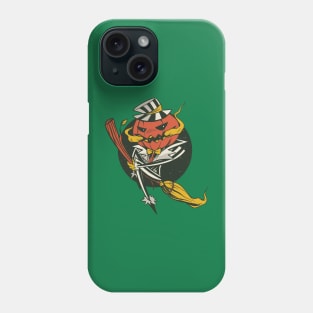 pumpking broom Phone Case